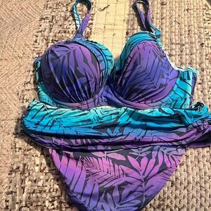 Bleu Rod Beattie bikini 36D underwire swimsuit